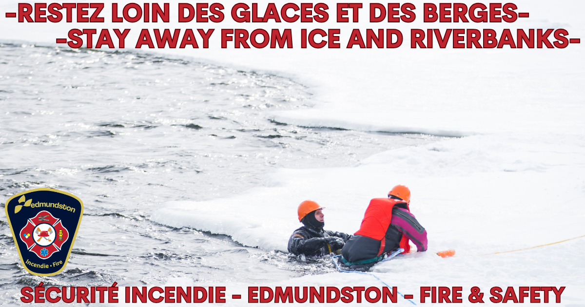 En cette p&eacute;riode de fonte&nbsp;: veuillez rester loin des glaces et des berges