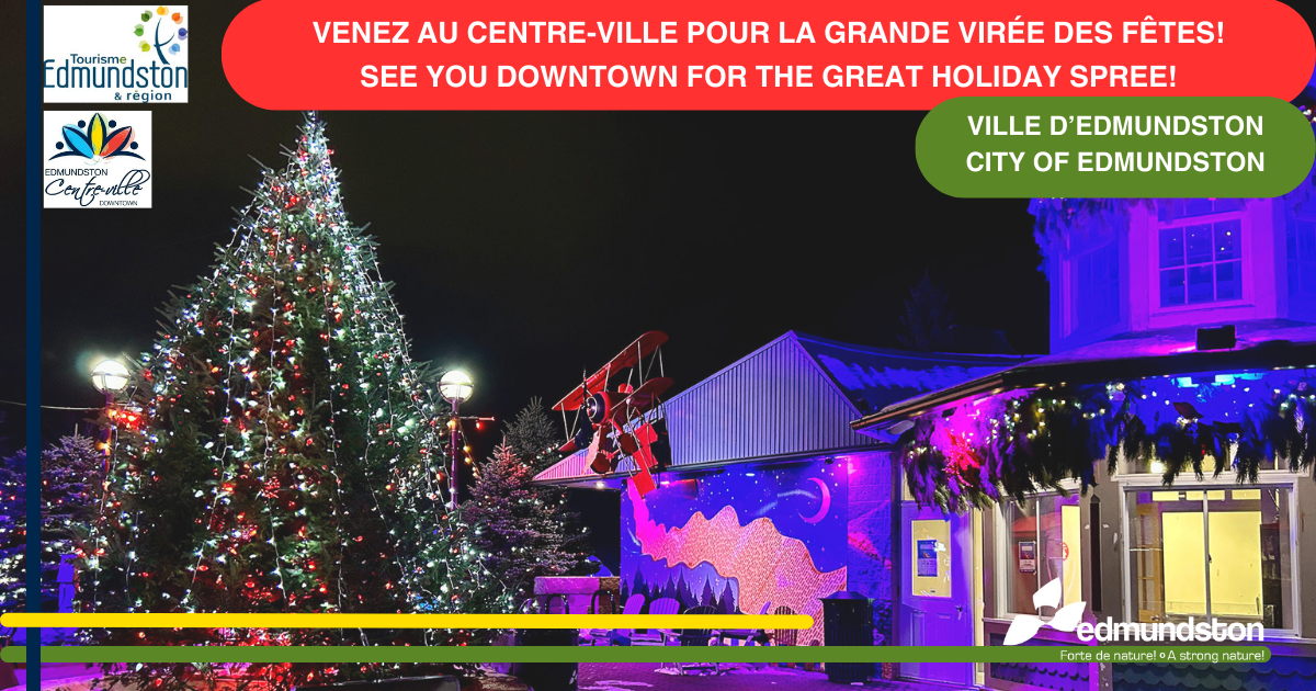 Du 22 novembre au 21 décembre : venez profiter de la Grande Virée des Fêtes!