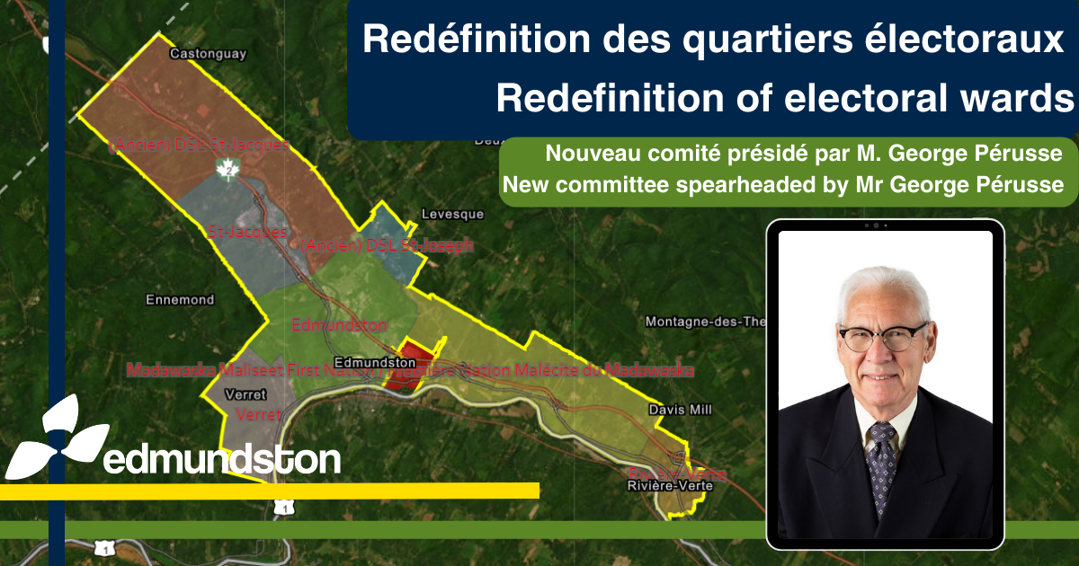 Le juge à la retraite George Pérusse présidera le comité visant la révision des quartiers électoraux d’Edmundston