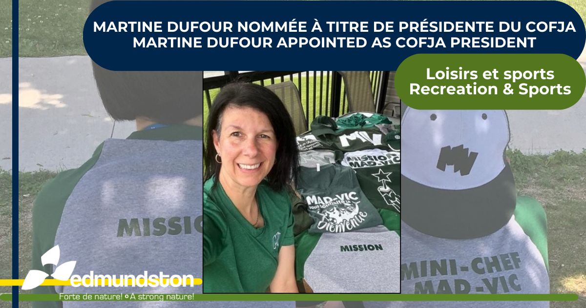 Martine Dufour nommée présidente du Comité Organisateur de la 45e finale des Jeux de l’Acadie