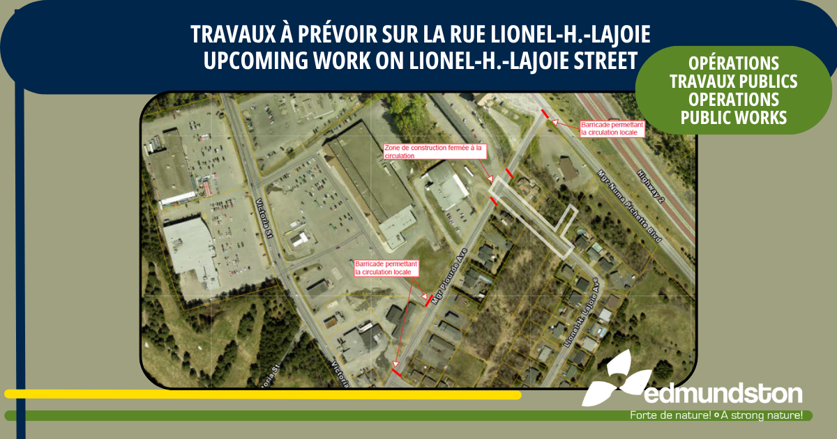 Travaux importants à prévoir sur l'avenue Lionel-H.-Lajoie