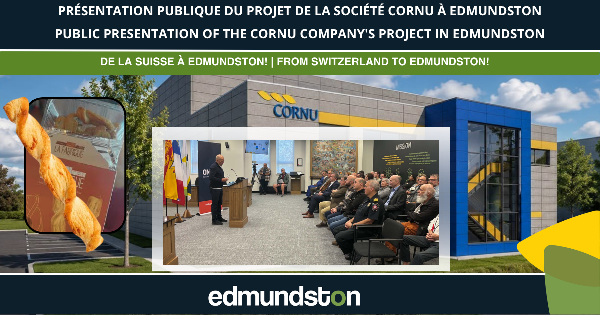La construction du projet de la Société Cornu progresse rapidement à Edmundston
