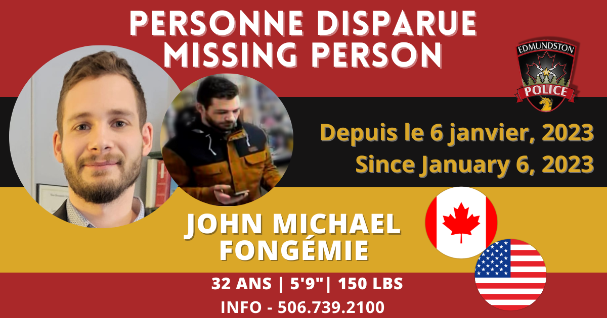 Deux ans après sa disparition, les efforts continuent pour retrouver John Michael Fongémie