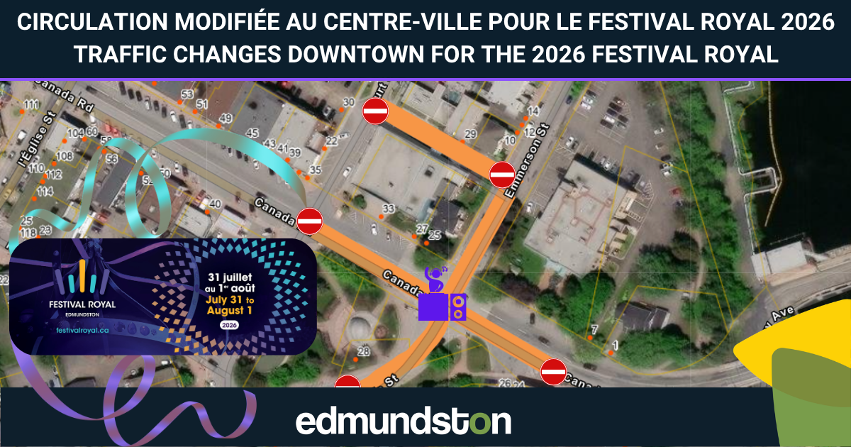 Circulation modifiée au centre-ville pour le Festival Royal 2026