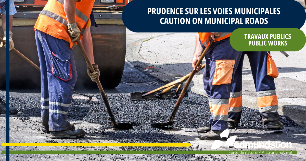 Prudence sur nos voies municipales pendant la saison des travaux 2025