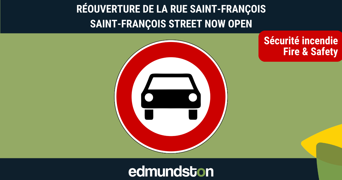 R&Eacute;OUVERTURE DE LA RUE SAINT-FRAN&Ccedil;OIS
