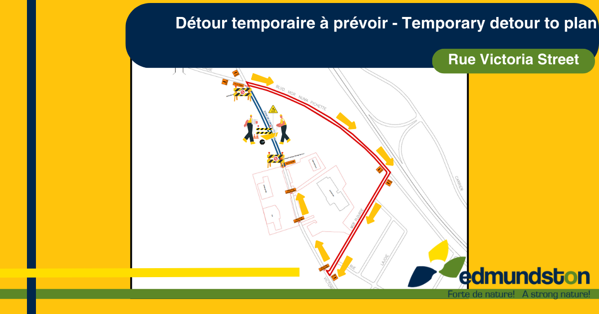 Detour to be expected on Victoria Street in the morning of Tuesday April 16