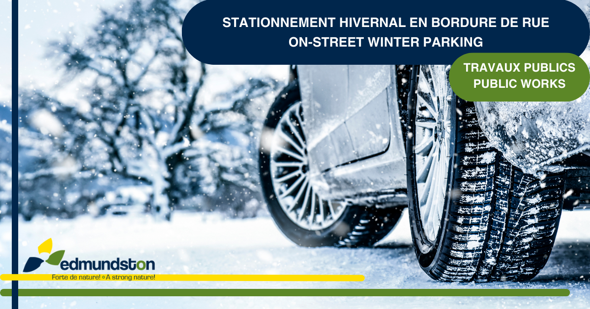 Rappel : conduite et stationnement en bordure de rue hivernal