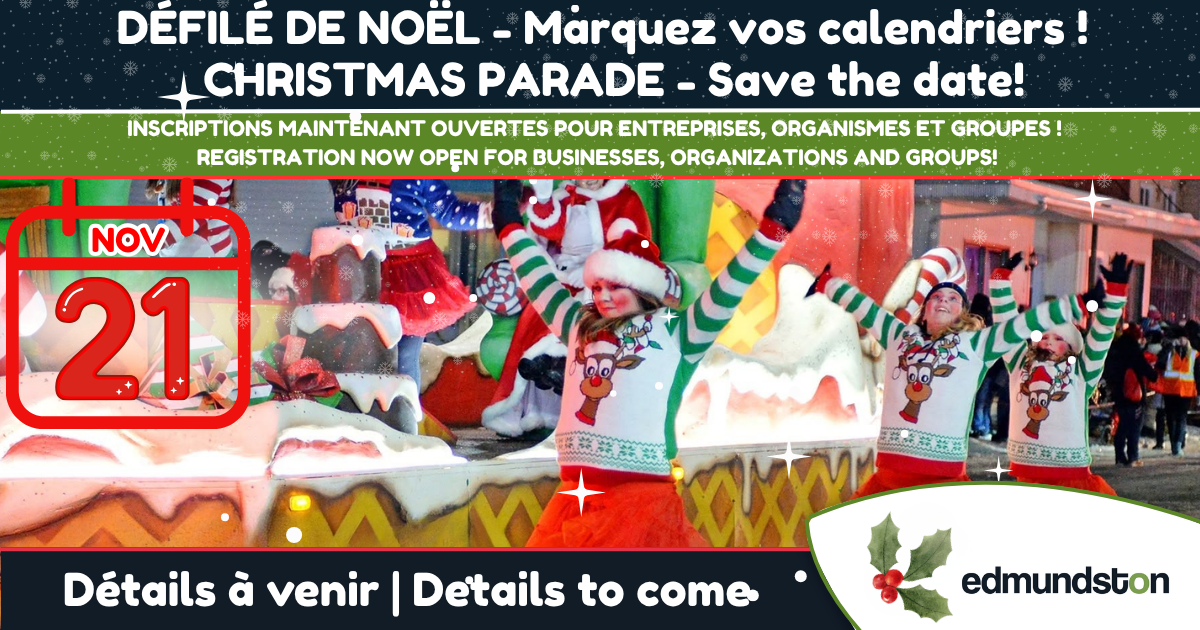 Défilé de Noël 2026 : les inscriptions sont ouvertes!