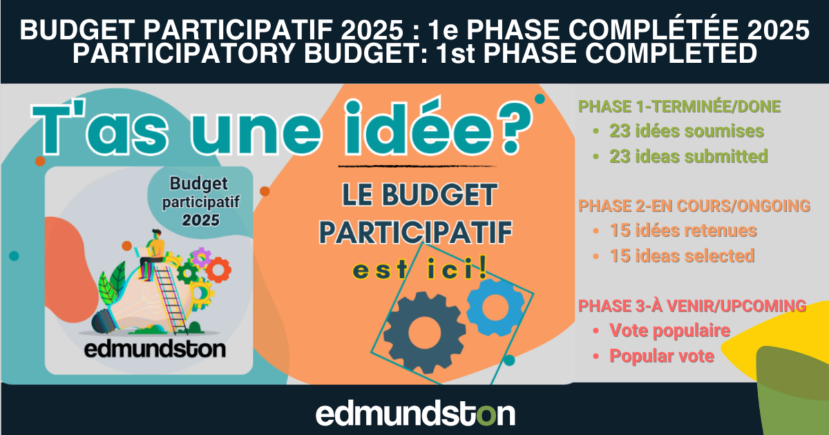 Budget participatif 2025 : la première phase franchie avec succès