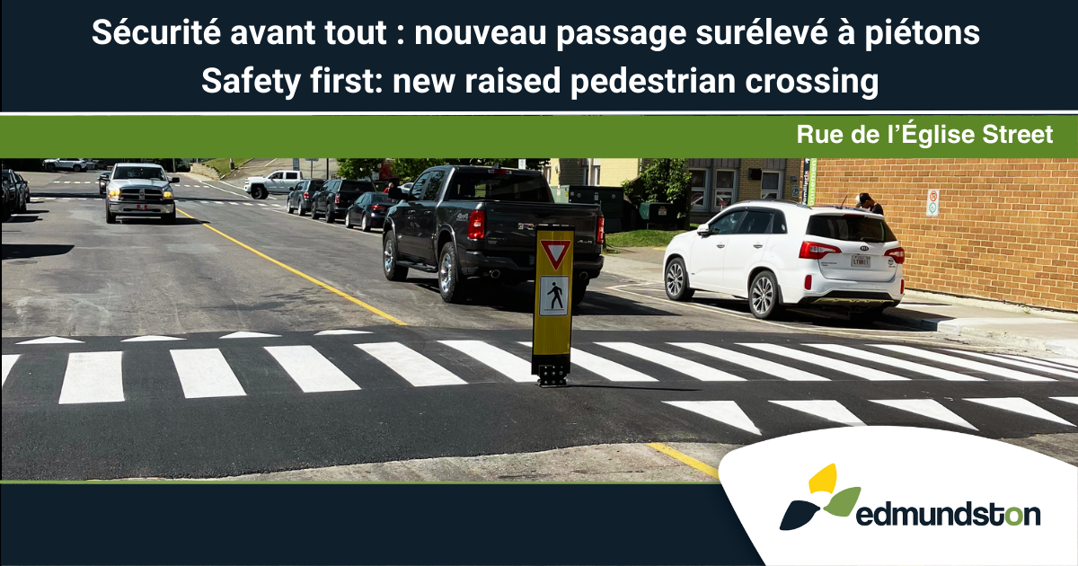 Une traverse pi&eacute;tonni&egrave;re sur&eacute;lev&eacute;e pour un centre-ville plus s&eacute;curitaire