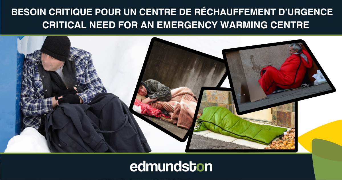 Edmundston propose un projet de centre de r&eacute;chauffement d'urgence