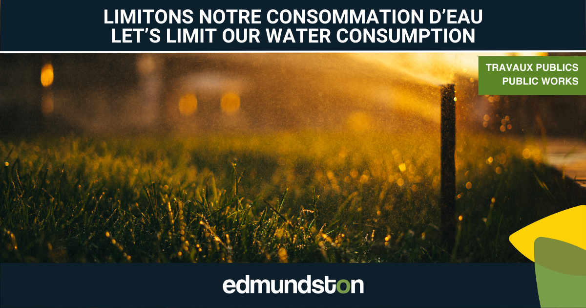 Limitons notre utilisation d&rsquo;eau