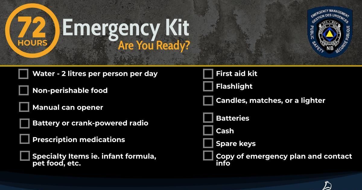Be prepared for a power outage!