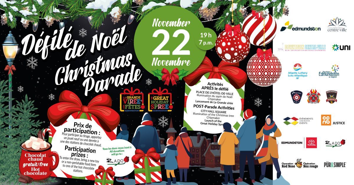 Le défilé de Noël et la Grande Virée arrivent à grands pas !