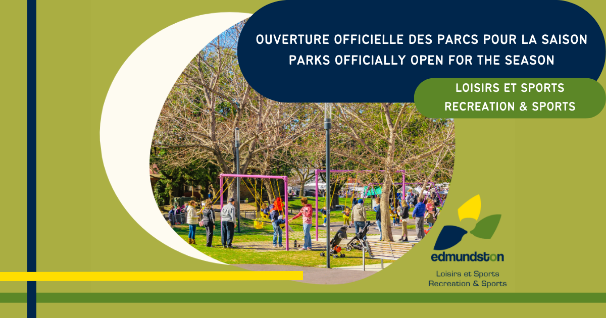Les parcs municipaux officiellement ouverts pour la saison estivale