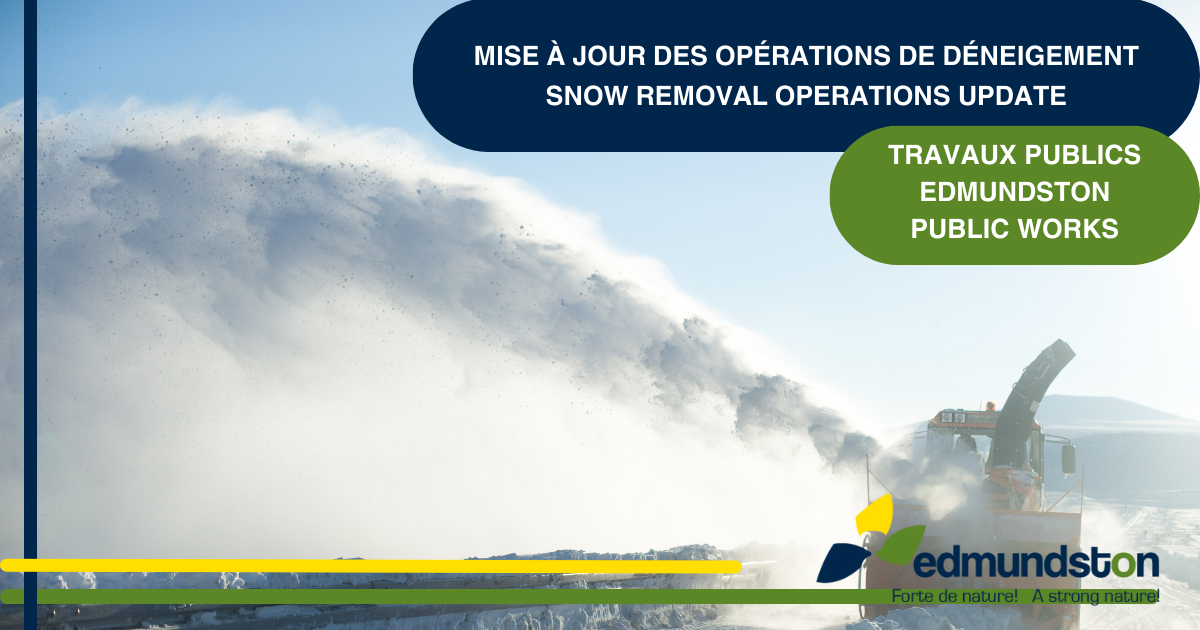 Mise à jour des opérations de déneigement en date du 21 février 2025