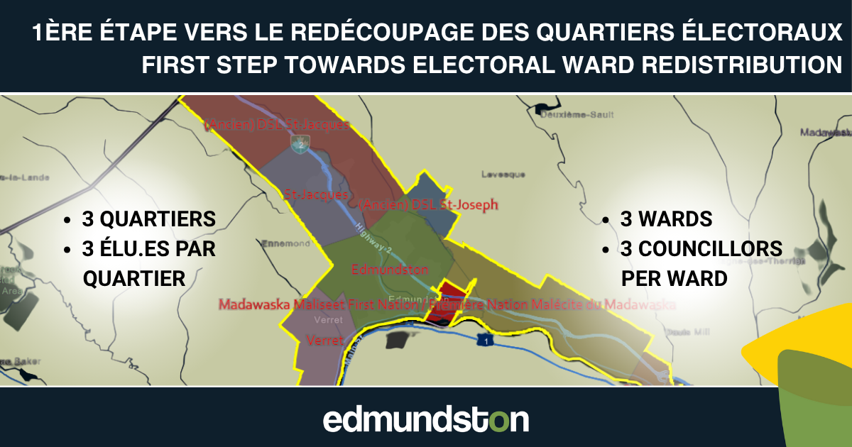 D&eacute;marches enclench&eacute;es pour la division d&rsquo;Edmundston en quartiers &eacute;lectoraux