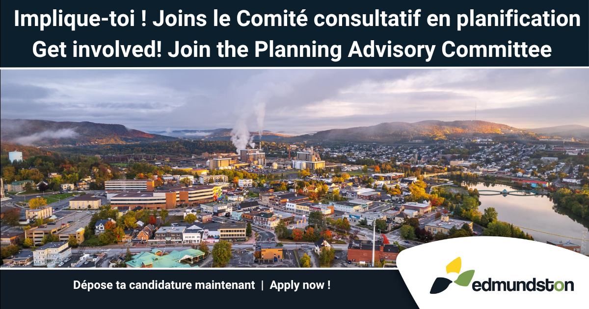 Appel de candidatures pour le comité consultatif en matière de planification