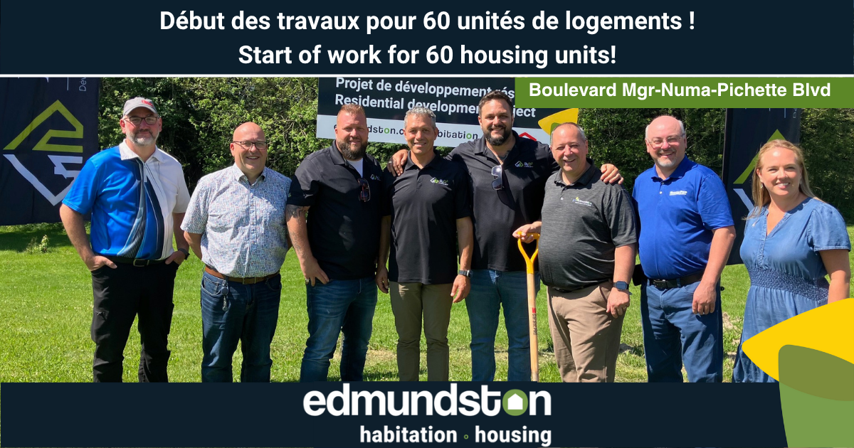 Work begins on Mgr-Numa-Pichette Boulevard: a major housing project takes shape in Edmundston