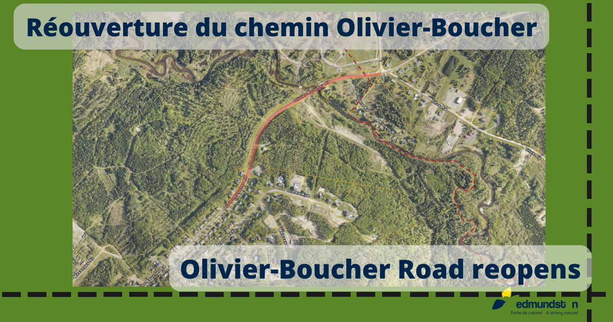 Réouverture du chemin Olivier-Boucher aujourd'hui