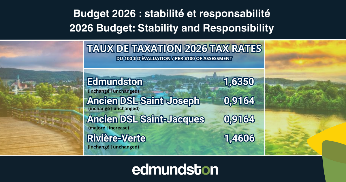 Adoption des budgets municipaux 2026